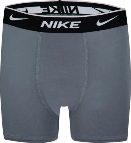 Труси (боксерки) підліткові Nike DRI-FIT ESSENTIAL COTTON STRETCH BOXER SHORTS блакитні, чорні, сірі (3 штуки) 9N0847-F66
