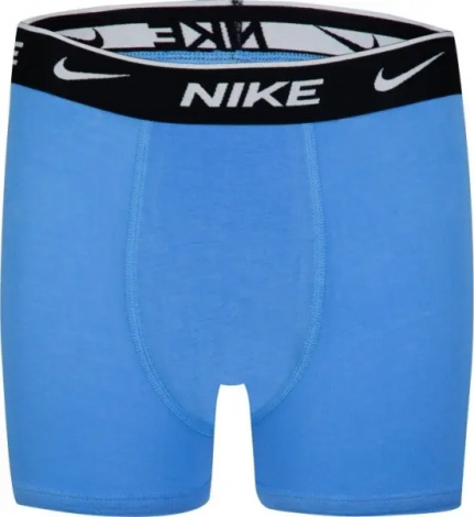Труси (боксерки) підліткові Nike DRI-FIT ESSENTIAL COTTON STRETCH BOXER SHORTS блакитні, чорні, сірі (3 штуки) 9N0847-F66