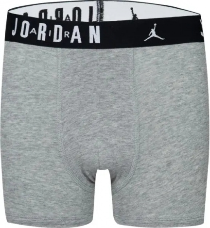 Труси (боксерки) підліткові Nike JORDAN FLIGHT COTTON COTTON BOXER BRIEFS червоні, чорні, сірі (3 штуки) 9J0633-H24
