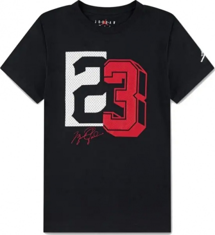 Футболка підліткова Nike JORDAN 23 MESH чорно-червоно-біла 95D782-023