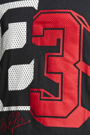 Футболка підліткова Nike JORDAN 23 MESH чорно-червоно-біла 95D782-023