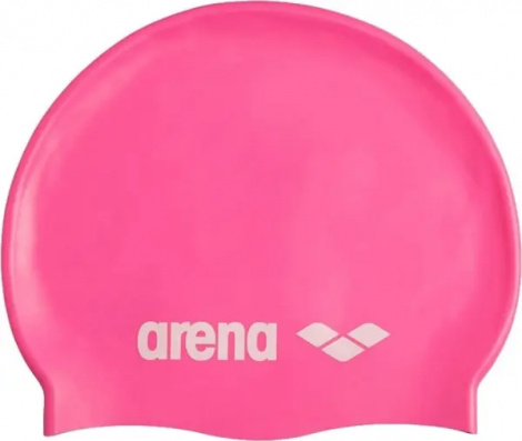 Шапочка для плавания Arena CLASSIC SILICONE розовая 91662-103