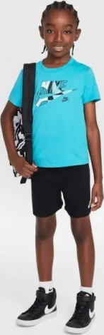 Комплект летний детский Nike OUTSIDE THE LINES бирюзово-черный 86M690-023
