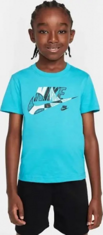 Комплект летний детский Nike OUTSIDE THE LINES бирюзово-черный 86M690-023