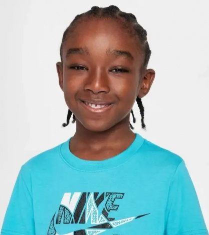 Комплект летний детский Nike OUTSIDE THE LINES бирюзово-черный 86M690-023