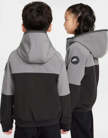Куртка дитяча Nike FUTURA SOFTSHELL сіро-чорна 86L975-M19