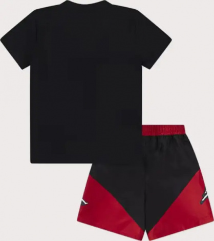 Комплект летний детский Nike JORDAN STACKED PLAY черно-красный 85D768-023