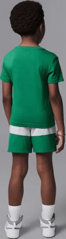 Комплект літній дитячий Nike JORDAN STACKED MIXED SET зелено-сірий 85D767-G2H