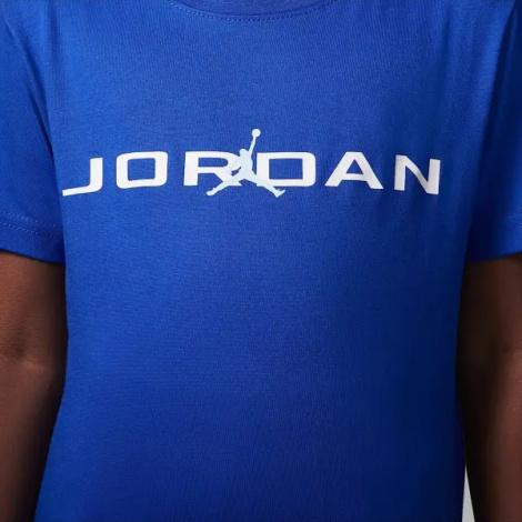 Комплект летний детский Nike JORDAN BASELINE сине-голубой 85D676-U3C