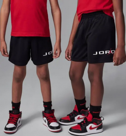 Комплект летний детский Nike JORDAN BASELINE красно-черный 85D676-023