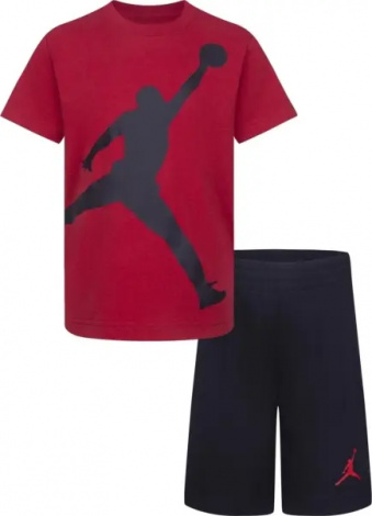 Комплект літній дитячий Nike JUMPMAN червоно-чорний 85C138-023