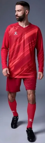 Комплект вратарской формы Kelme ZAMORA II красный 7361ZB1256.9600