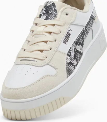 Кроссовки женские Puma CARINA STREET SNAKE CHIC бежево-бело-серые 401611-01