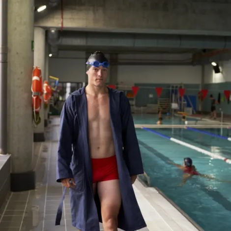 Халат Joma BATHROBE темно-синій 400534.331