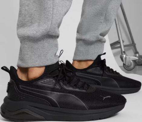 Кроссовки Puma AMPLIFIER WIDE черные 399446-07