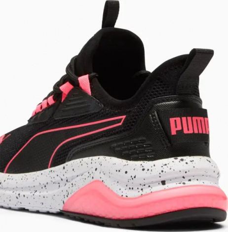 Кросівки жіночі Puma AMPLIFIER SPECKLE чорно-рожеві 399145-02