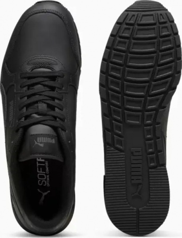 Кроссовки Puma ST RUNNER V4 LEATHER черные 399068-09