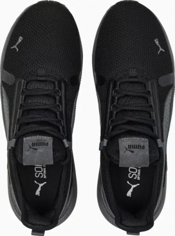 Кроссовки Puma PACER FUTURE STREET KNIT черно-серые 391132-02