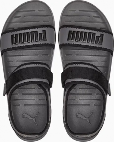 Сандали Puma SOFTRIDE серо-черные 375104-10