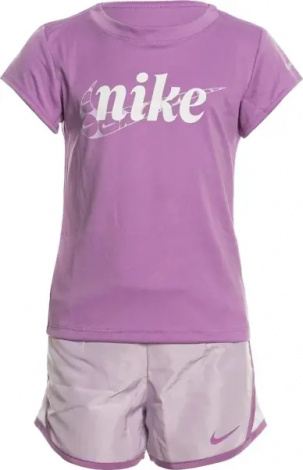 Комплект летний детский Nike ESSENTIALS TEMPO фиолетово-светло-фиолетовый 36M607-P6I