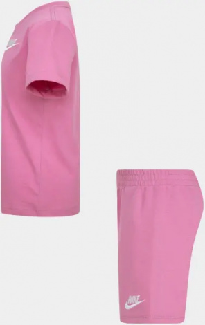 Комплект літній дитячий Nike CLUB рожевий 36M143-ACG