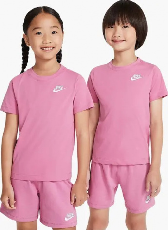 Комплект літній дитячий Nike CLUB рожевий 36M143-ACG