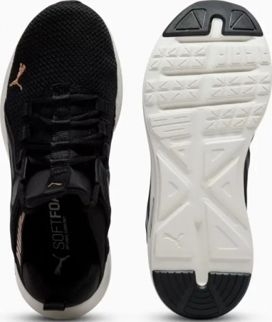 Кроссовки беговые женские Puma ENZO 2 REVAMP черно-золотые 310203-02