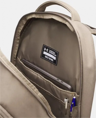 Рюкзак Under Armour HUSTLE 6.0 PRO BACKPACK бежевий 1384671-200