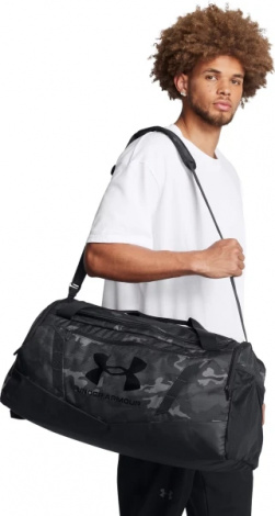 Сумка спортивная Under Armour UNDENIABLE 5.0 DUFFLE MD черно-серый камуфляж 1369223-010