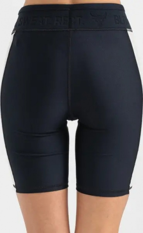 Велосипедки жіночі Under Armour PROJECT ROCK HEATGEAR чорно-сірі 1366005-001