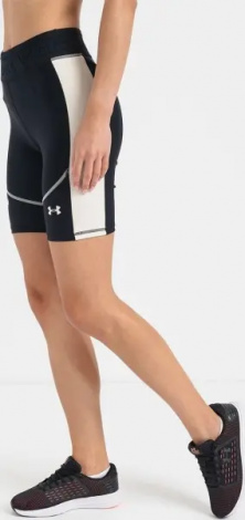 Велосипедки жіночі Under Armour PROJECT ROCK HEATGEAR чорно-сірі 1366005-001