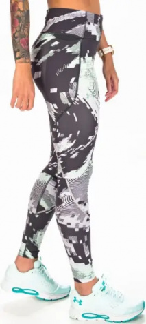 Легінси жіночі Under Armour OUTRUN THE STORM сірі 1365646-010