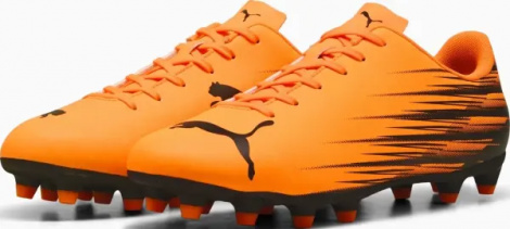 Бутсы Puma ATTACANTO II FG/AG оранжево-черные 108493-04