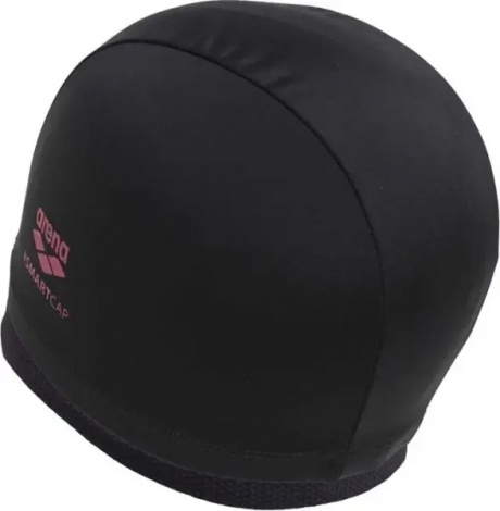 Шапочка для плавания женская Arena SMARTCAP черно-розовая 004401-100