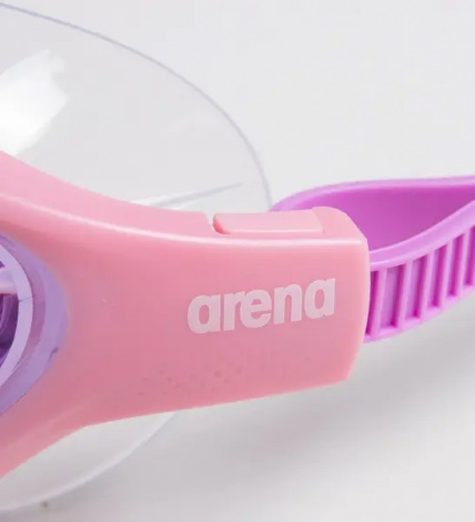 Очки для плавания детские Arena THE ONE MASK JR розово-сиреневые 004309-201