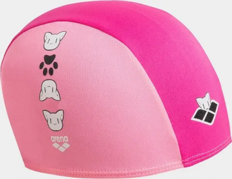 Шапочка для плавания детская Arena FRIENDS KIDS POLYESTER CAP розово-светло-розовая 003994-910