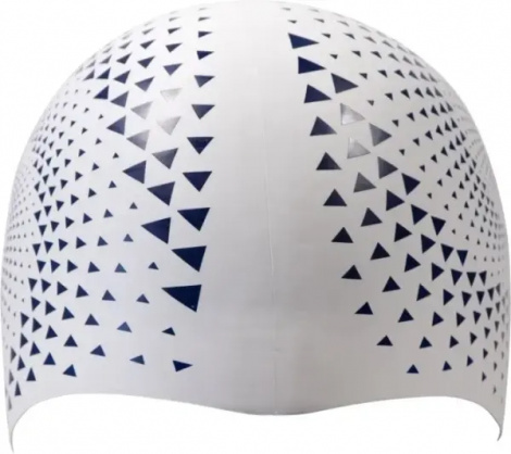 Шапочка для плавання Arena REVERSIBLE CAP двостороння біло-темно-синьо-сіра 003786-103