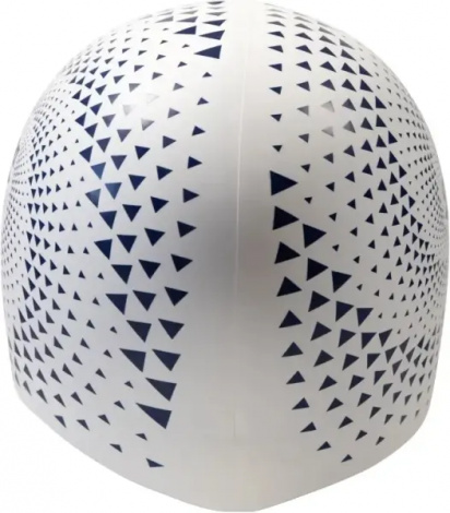 Шапочка для плавання Arena REVERSIBLE CAP двостороння біло-темно-синьо-сіра 003786-103