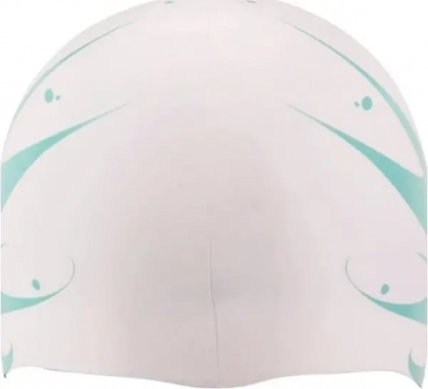 Шапочка для плавания Arena REVERSIBLE CAP двусторонняя бело-бирюзово-синяя 003786-102