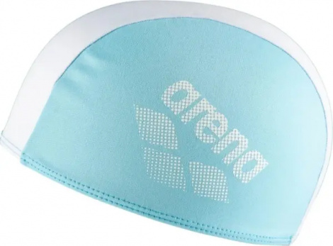 Шапочка для плавання дитяча Arena POLYESTER II KIDS бірюзово-біла 002491-102
