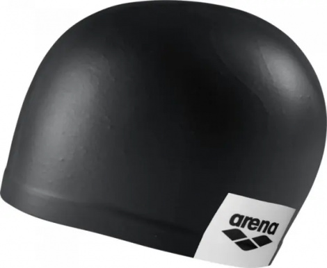 Шапочка для плавания Arena LOGO MOULDED CAP черно-белая 001912-201