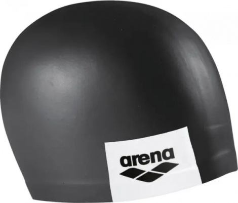 Шапочка для плавания Arena LOGO MOULDED CAP черно-белая 001912-201