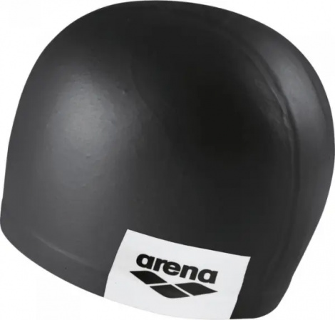 Шапочка для плавания Arena LOGO MOULDED CAP черно-белая 001912-201