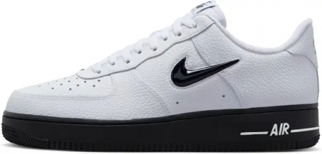 Кроссовки Nike AIR FORCE 1 JEWEL бело-черные HQ3826-100