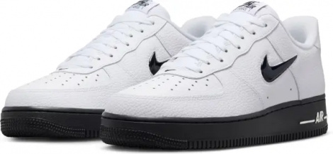 Кроссовки Nike AIR FORCE 1 JEWEL бело-черные HQ3826-100