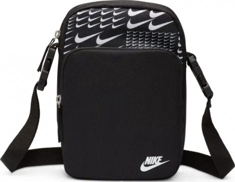Сумка через плече Nike HERITAGE SWOOSH GRID чорна HJ8359-010