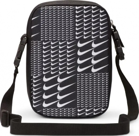 Сумка через плече Nike HERITAGE SWOOSH GRID чорна HJ8359-010