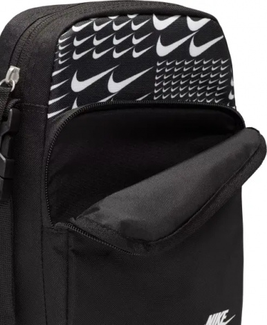 Сумка через плече Nike HERITAGE SWOOSH GRID чорна HJ8359-010