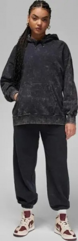Худи женское Nike JORDAN FLIGHT FLEECE черное FN5738-010
