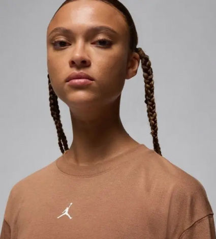 Футболка жіноча Nike JORDAN SPORT DIAMOND коричнева FN5116-223